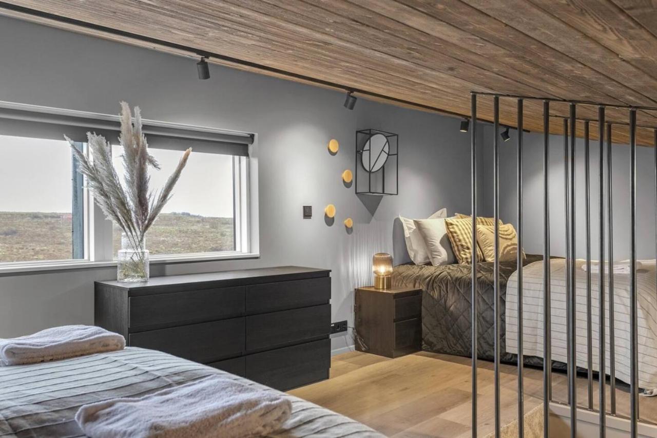Luxury Log Home With A Hot Tub Selfoss Exteriér fotografie